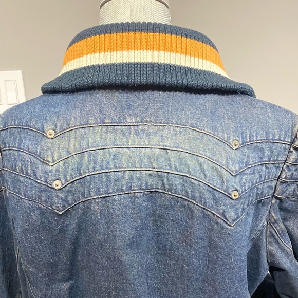 Steve Madden vintage Jean jacket XL - Picture 4 of 13